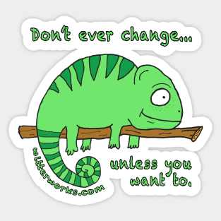 Cute Chameleon Sticker